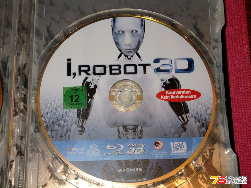 iRobot 3D+2D 德國MM版 幻變鐵盒 Blu-ray 