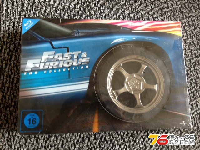全新德版 Fast & Furious1-5套裝禮盒 全區中字