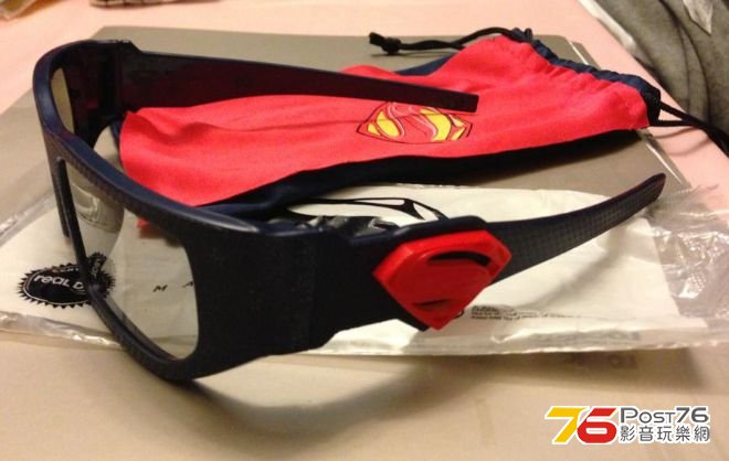 Man Of Steel 3D glass