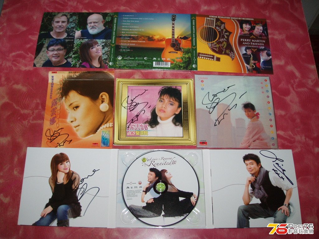 視聽展第二天_露雲娜及Perry Martin及Andes  Nelson簽名的CD_Part 2.JPG