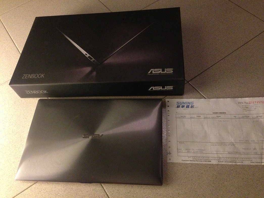 ASUS ZENBOOK UX21E (I7-2677M)