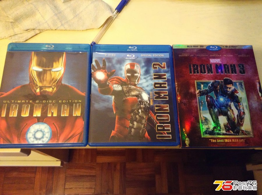 Iron Man 1-3