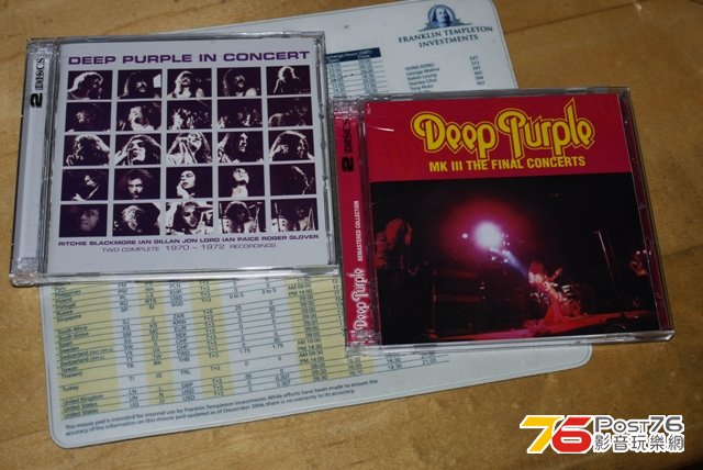 呢兩張Deep Purple Live 好正