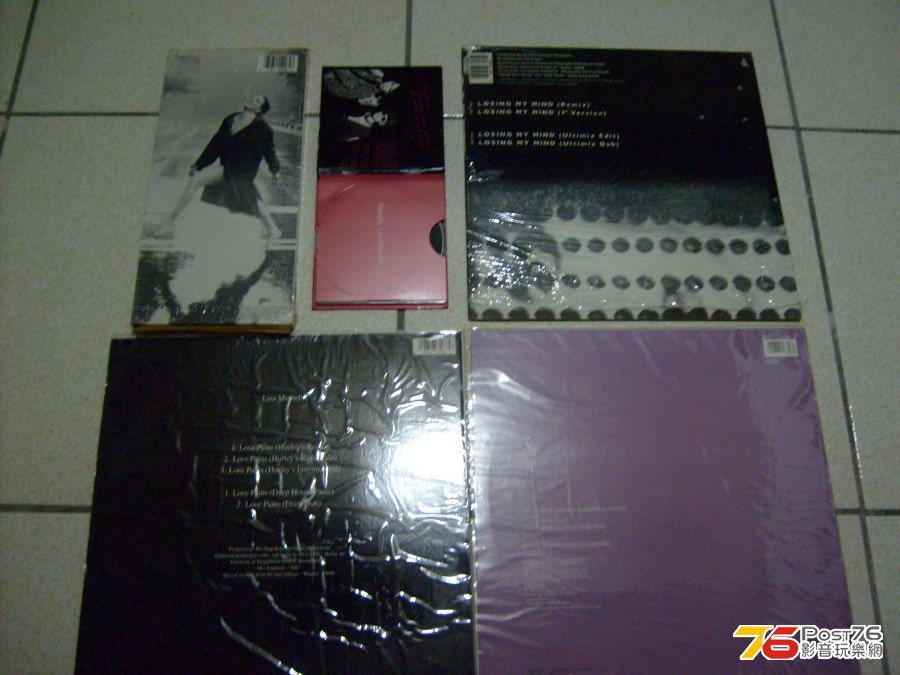 US First Edition Long Box、Losing My Mind US 12" Single、Don't Drop Bombs UK 12" Sinlge，以及Love Pa ...