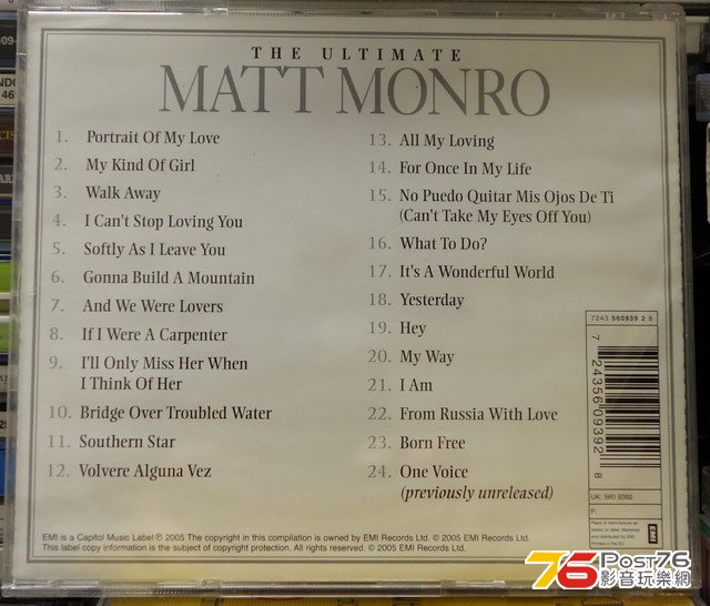 Matt Monro - The Ultimate b.jpg