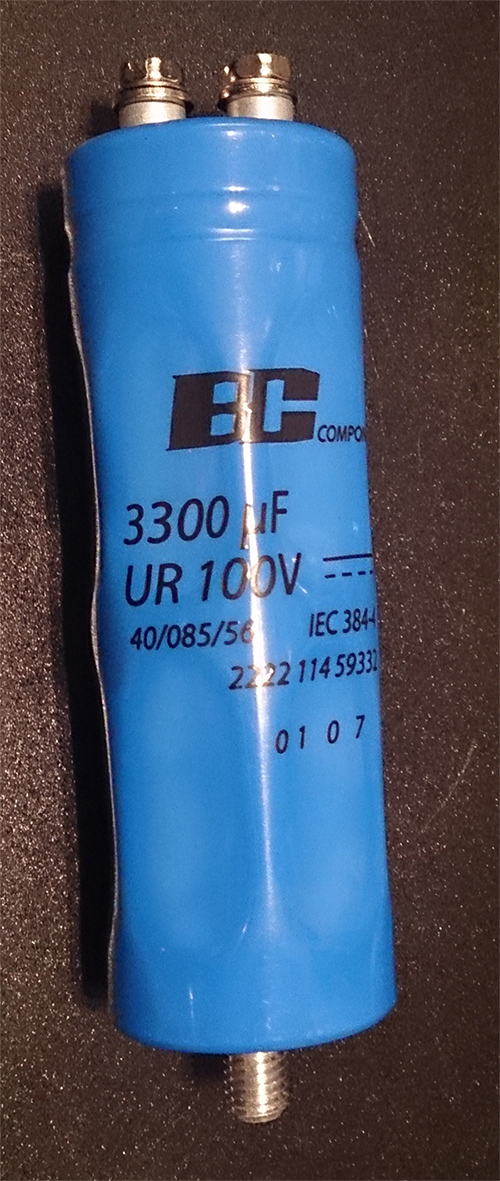 Philips 飛利浦 BC 3300uF 100V capacitors