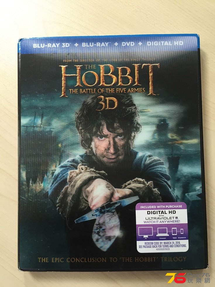 哈比人 : 五軍之戰3D