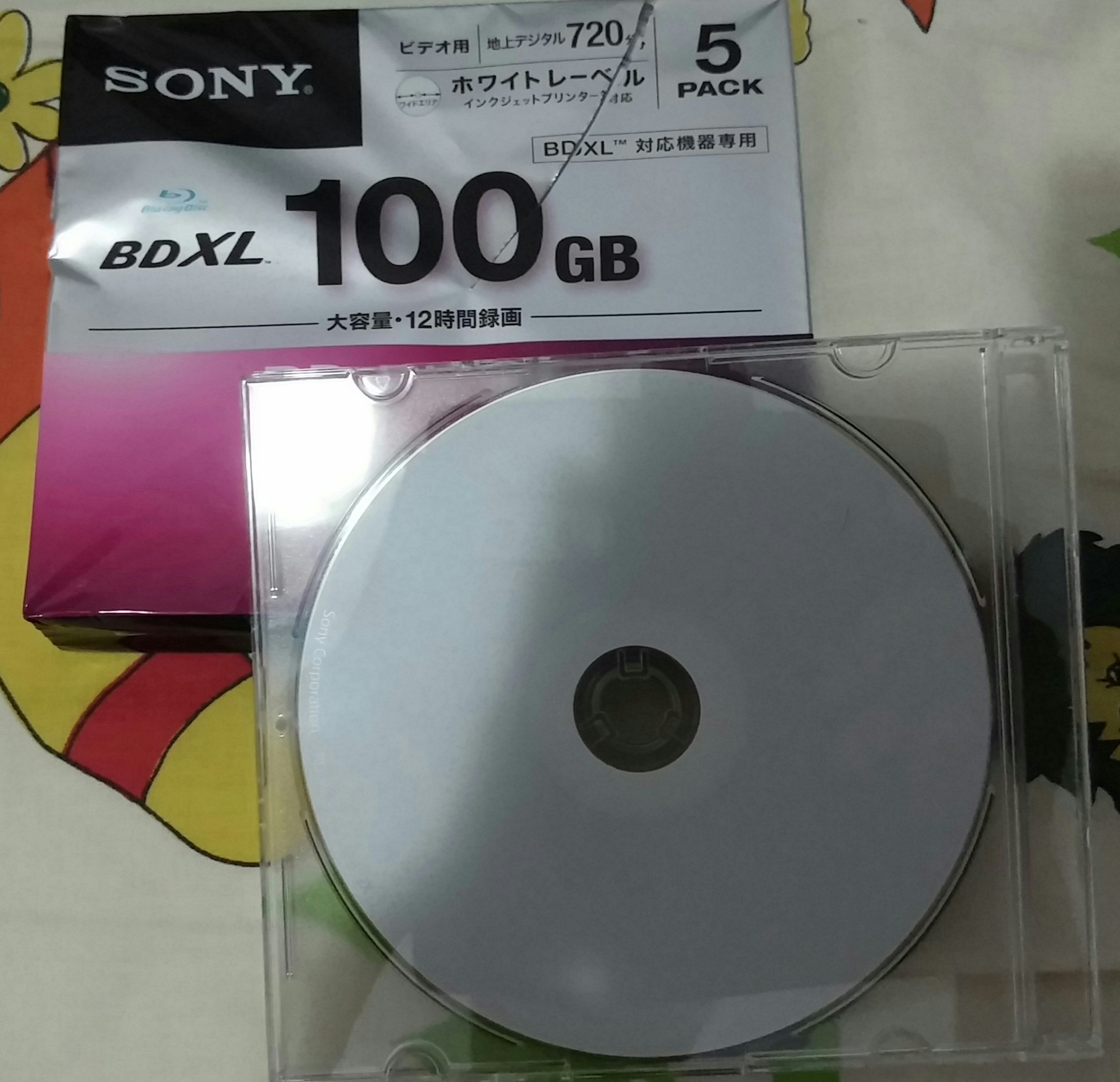 全新Sony 100GB BDRE XL 藍光碟 blu-ray
