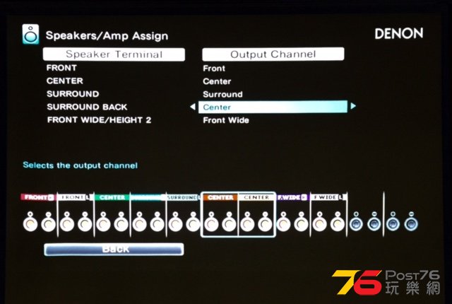 assign center tri-amp