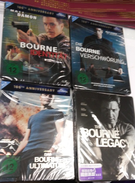 The Bourne 叛諜追擊 1-4集 鐵盒 Bluray