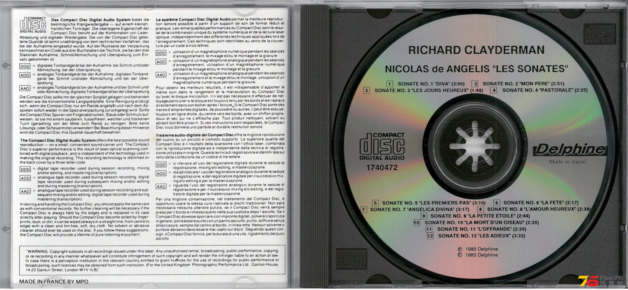 Richard Clayderman  1985 Les Sonates with Nicolas de Angelis ab.jpg