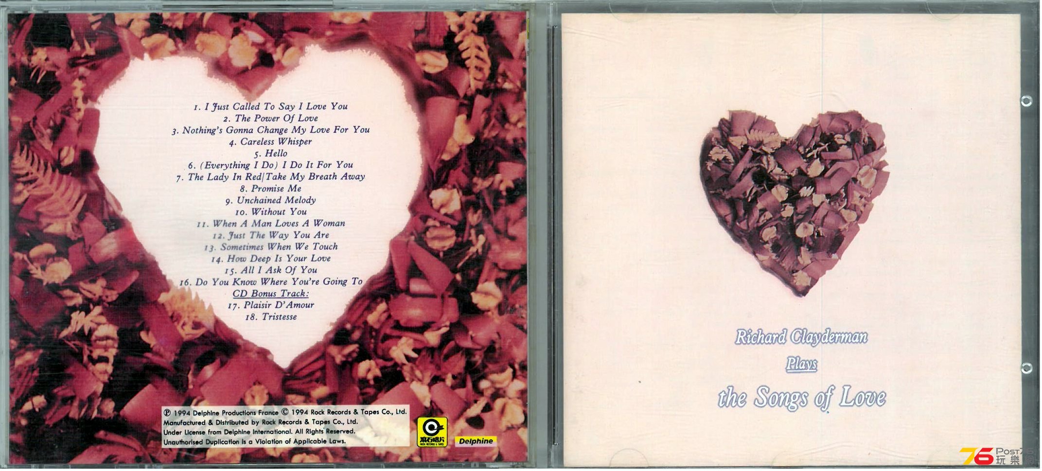 Richard Clayderman  1994 Plays the Songs of Love a.jpg