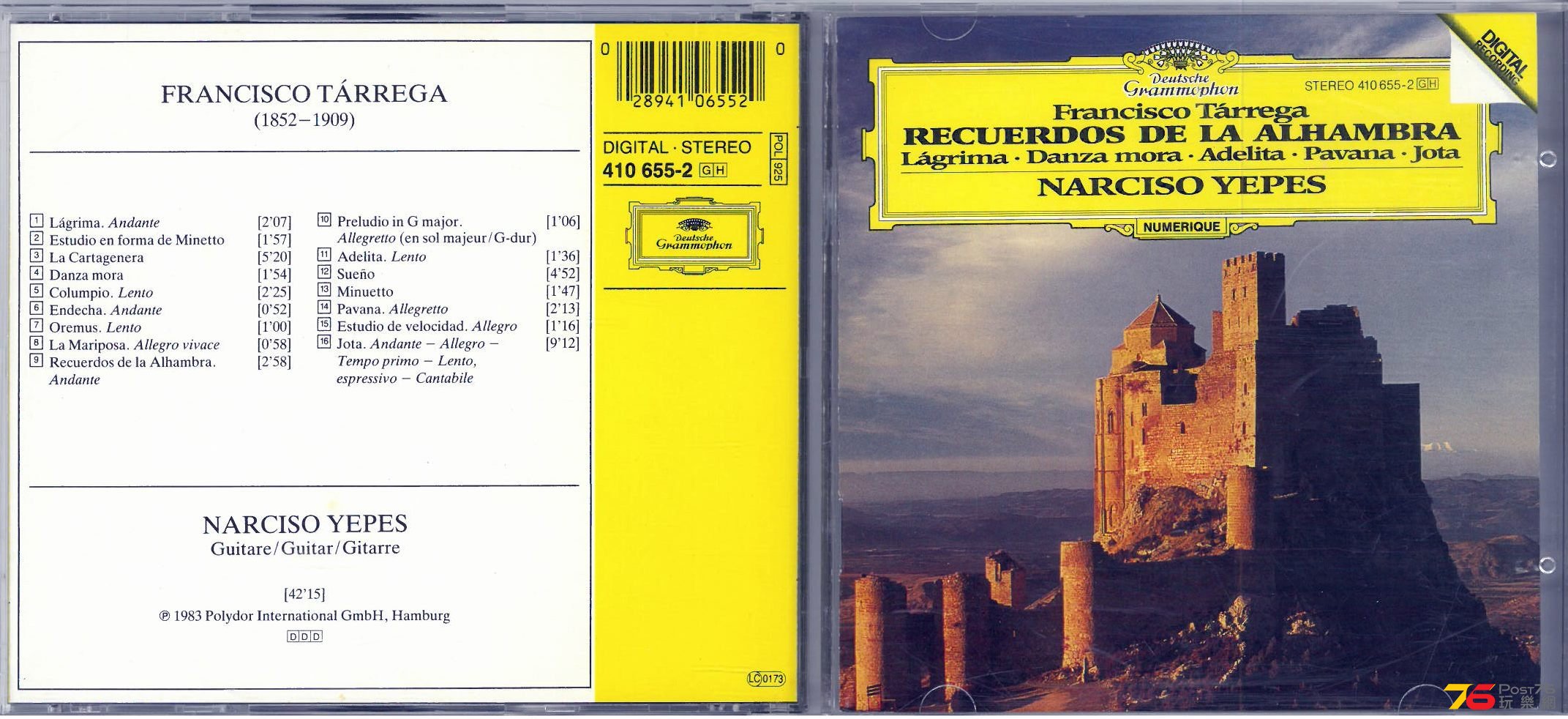 Narciso Yepes   Francisco Tarrega a.jpg