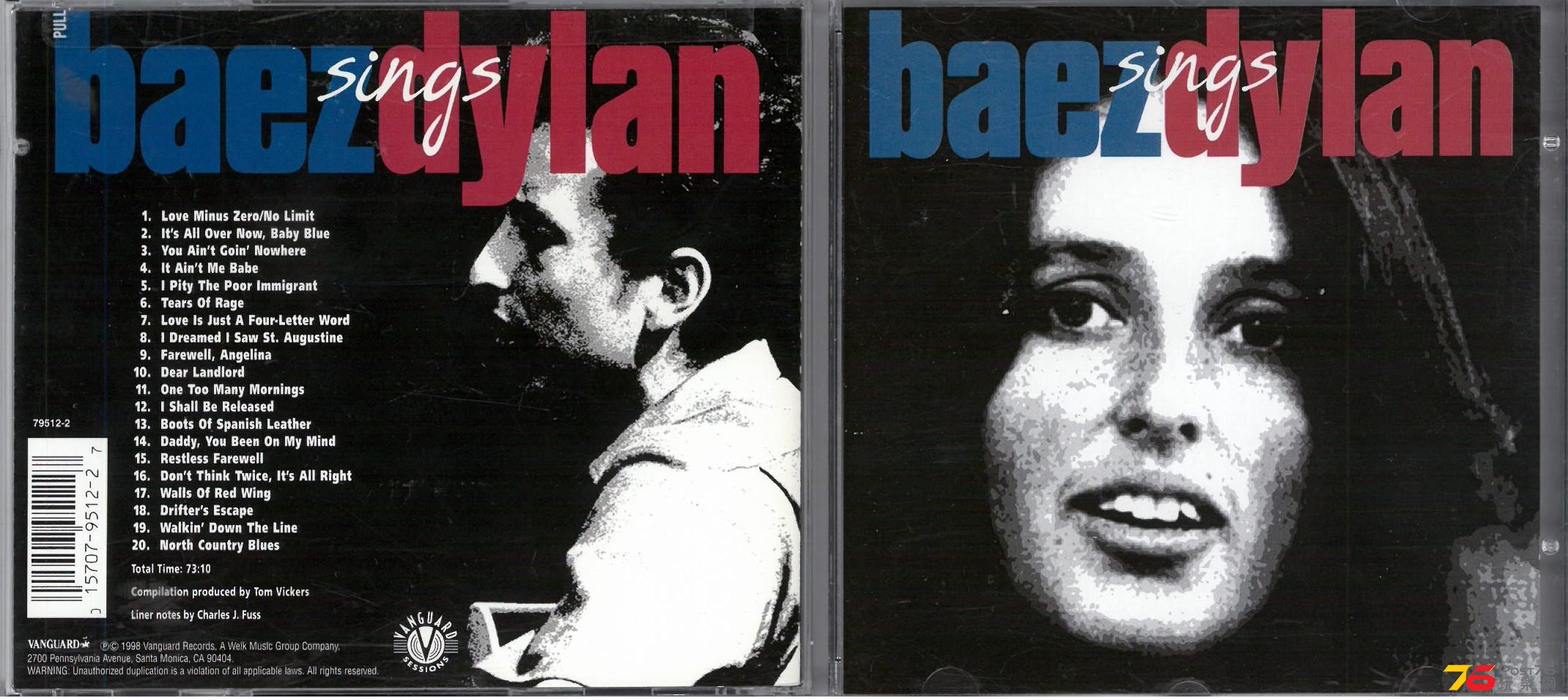Joan Baez  1998 Baez Sings Dylan a.jpg