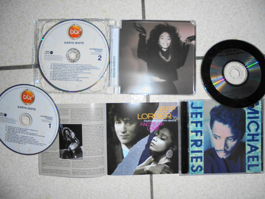 Deluxe Edition的2張CD，以及Michael Jeffries的debut大碟，以及Not Thru Being With You的US Promo CD Sin ...