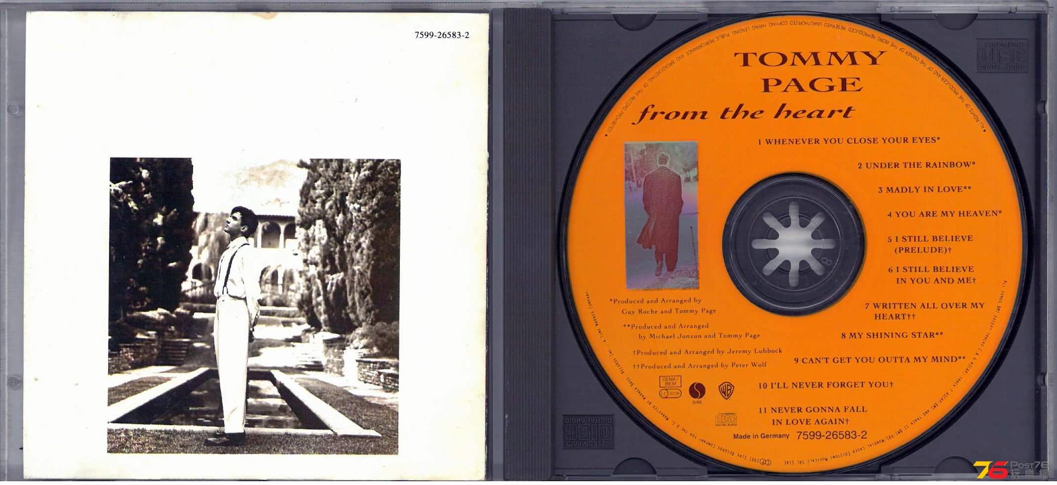 Tommy Page From the Heart b.jpg