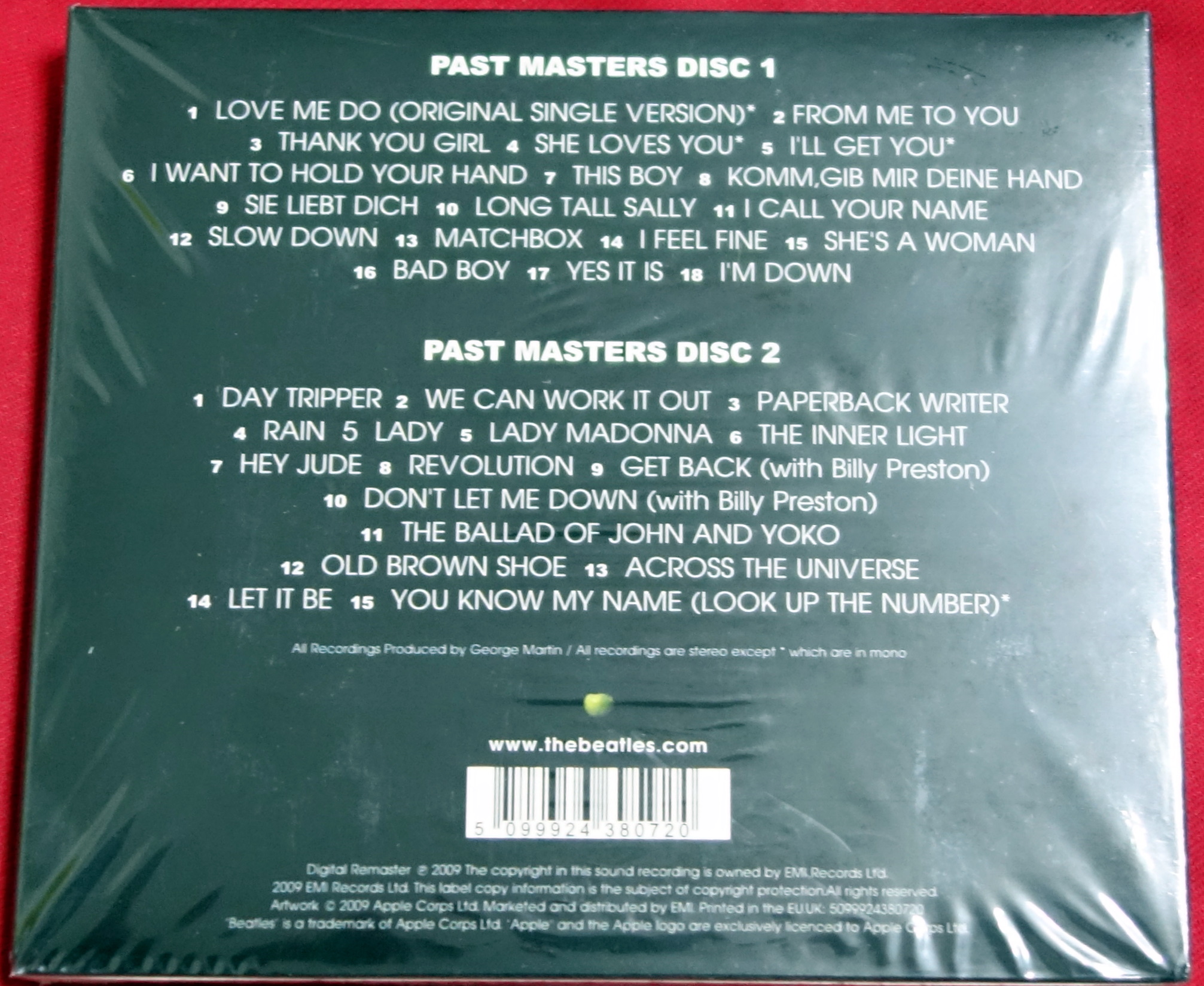 The Beatles - 15 BS Past Masters b.JPG