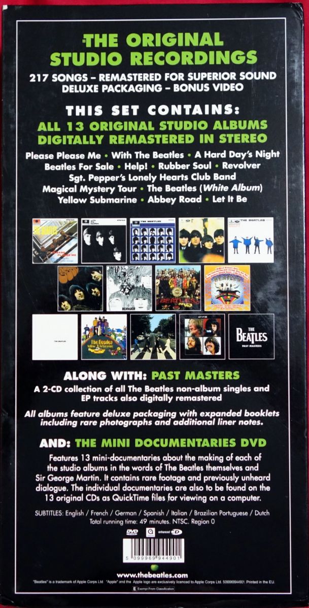 The Beatles - 01 BS The Original Studio Recordings Boxset b .JPG