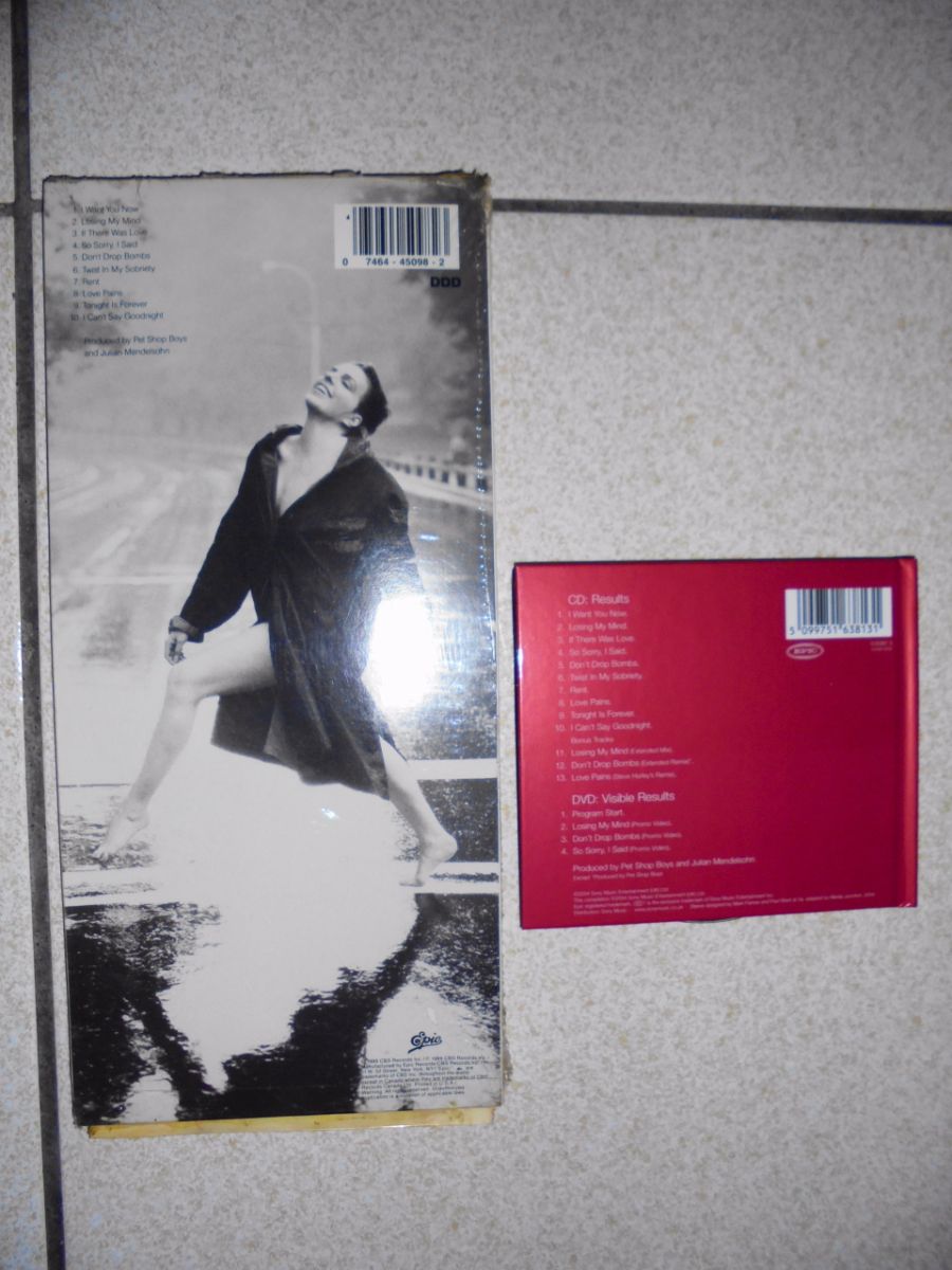 美版首批長條紙盒，以及2005年的CD+DVD版