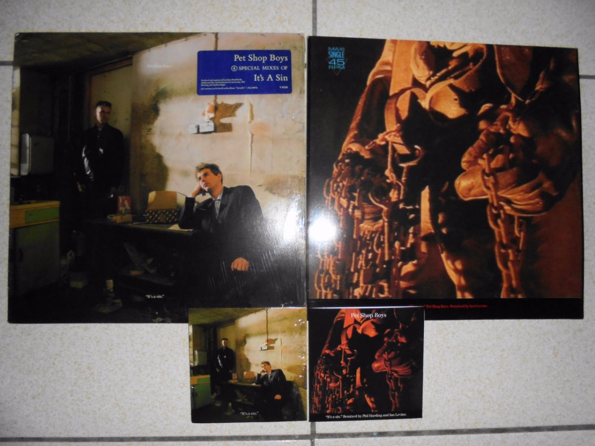 US 12" Single、German 12" Single，以及2種不同版本的UK CD Single。