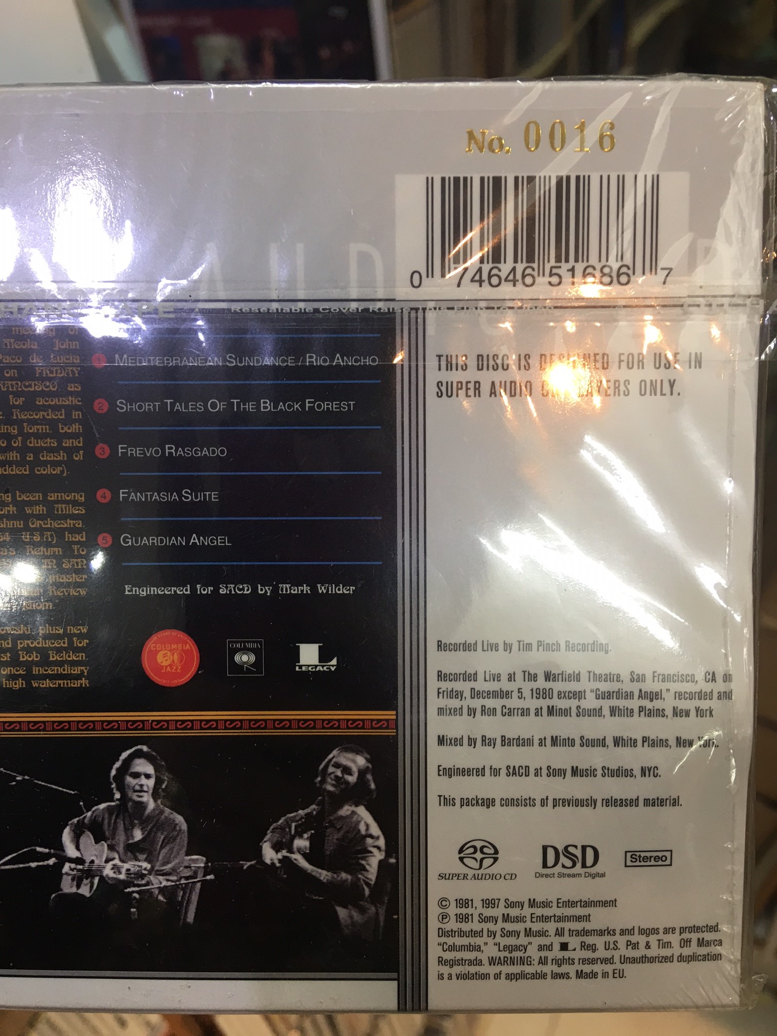 HK 2017 Re-issued 編號版 單層SACD