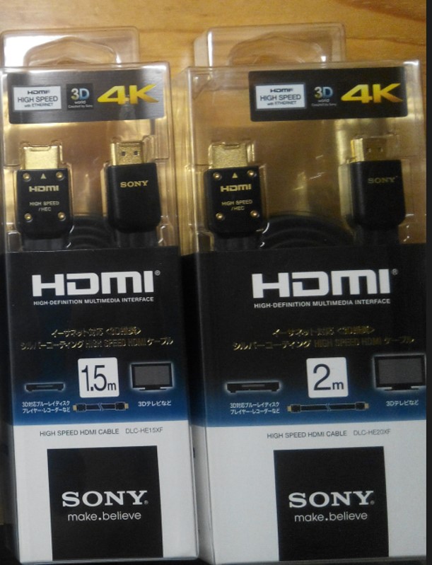 日本 買 Sony HDMI cable ( 不是 HDMI Premium Certified cable ) , 我覺得未必可以解決 ???