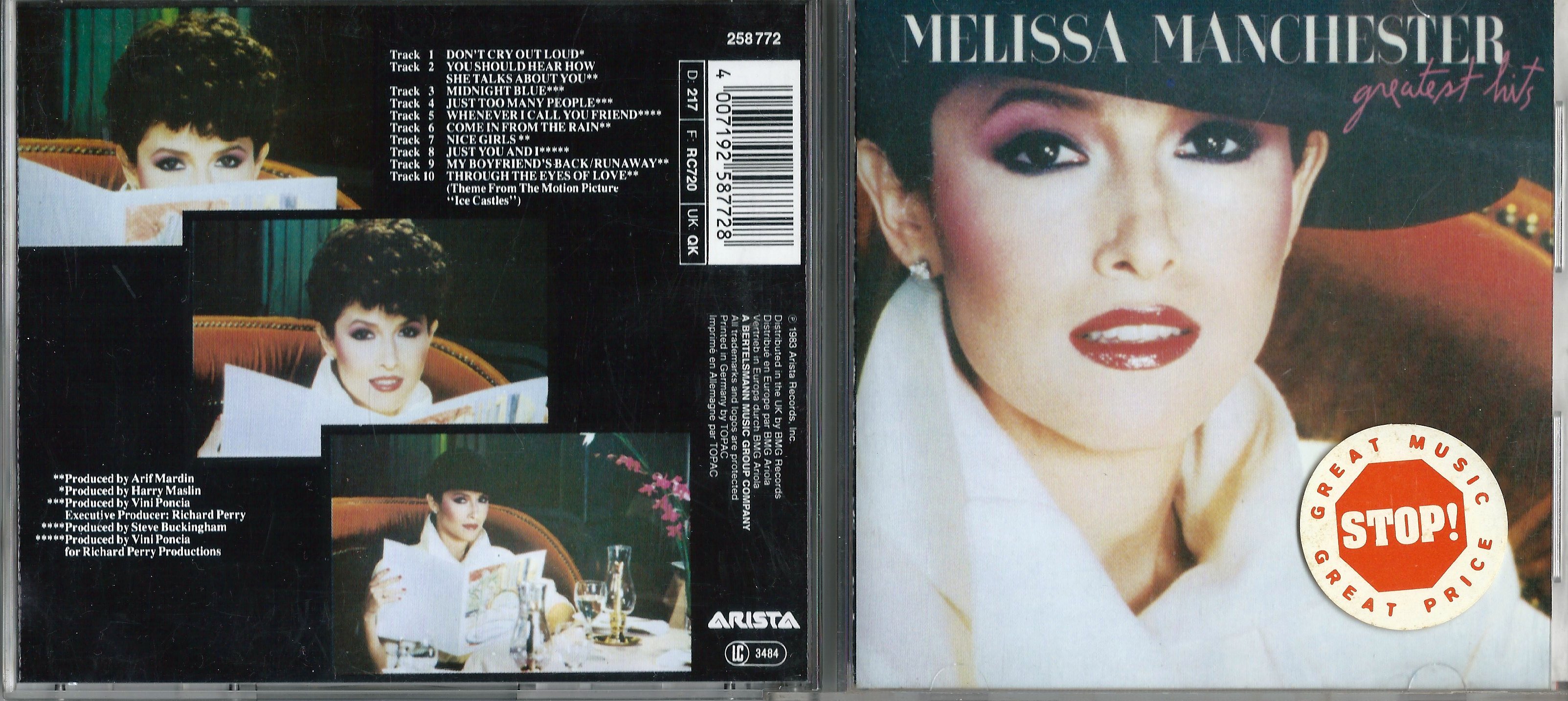 Mellissa Manchester  1983 Greatest Hits a.JPG