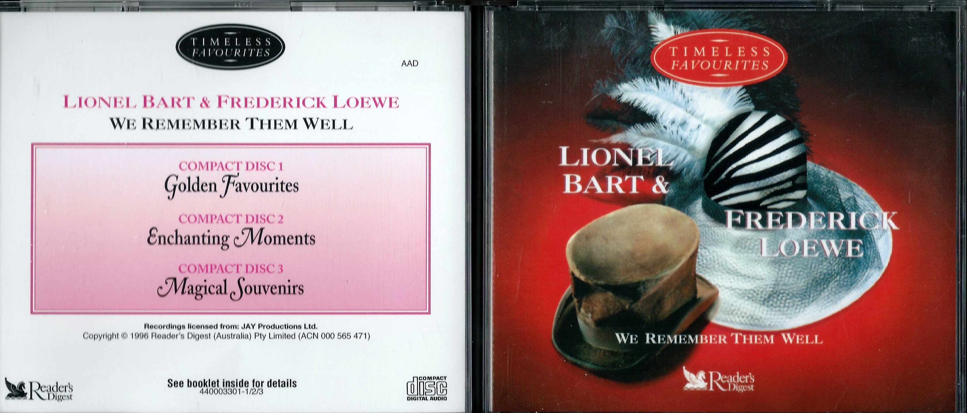 Lionel Bart &amp; Frederick Loewe  1996 We Remember Them Well 3CD a .JPG