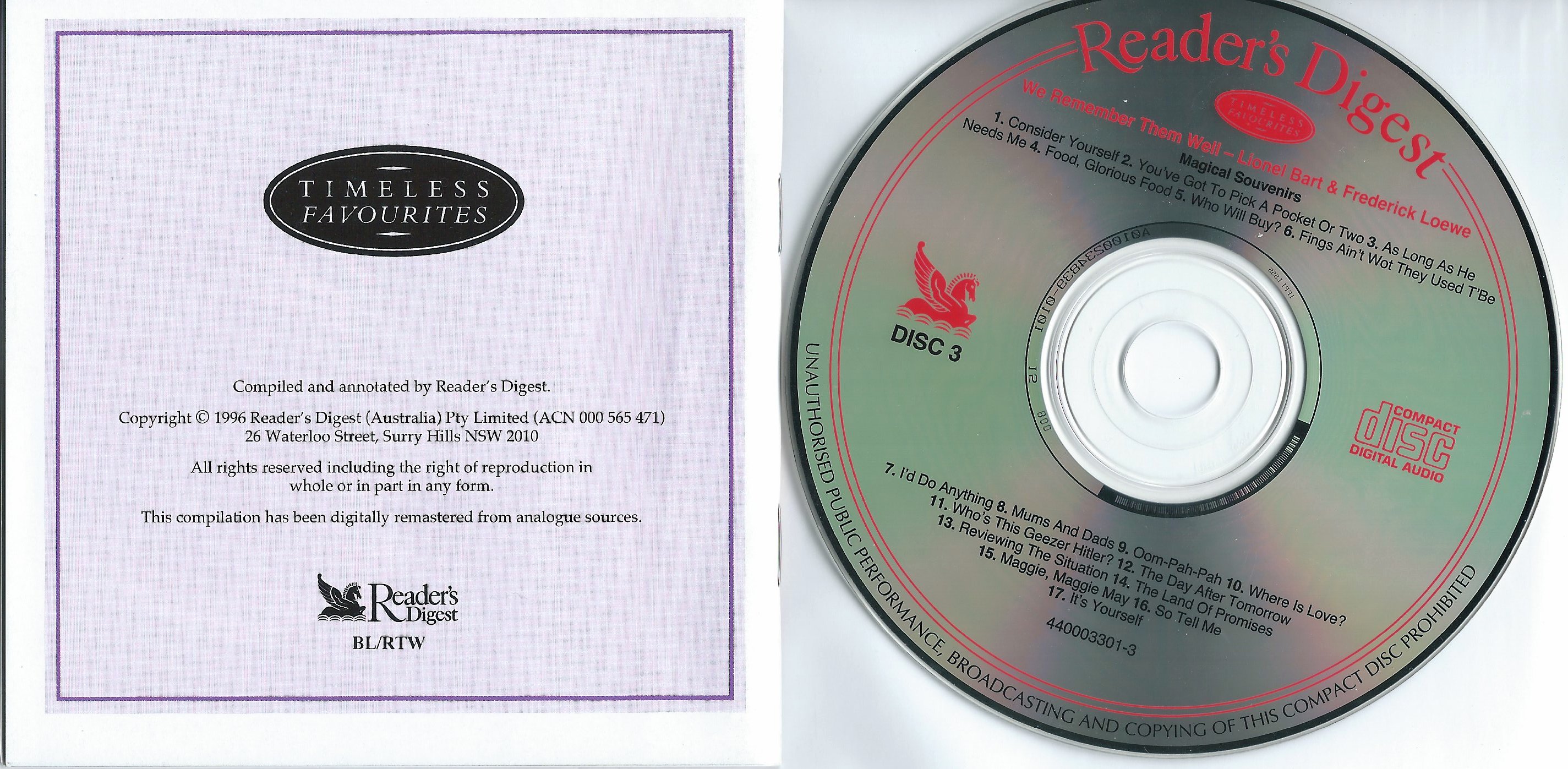 Lionel Bart &amp; Frederick Loewe  1996 We Remember Them Well 3CD ac.JPG