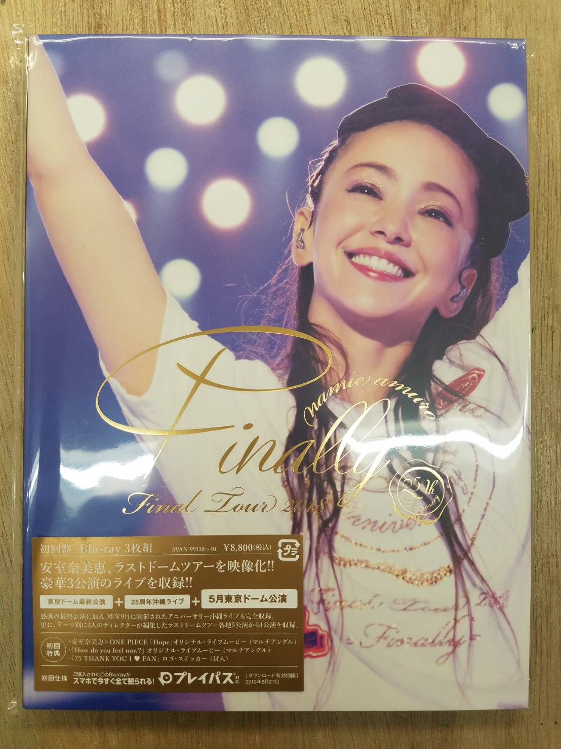 全新安室奈美恵Namie Amuro Final Tour Blu-ray 3碟初回限定版- 二手