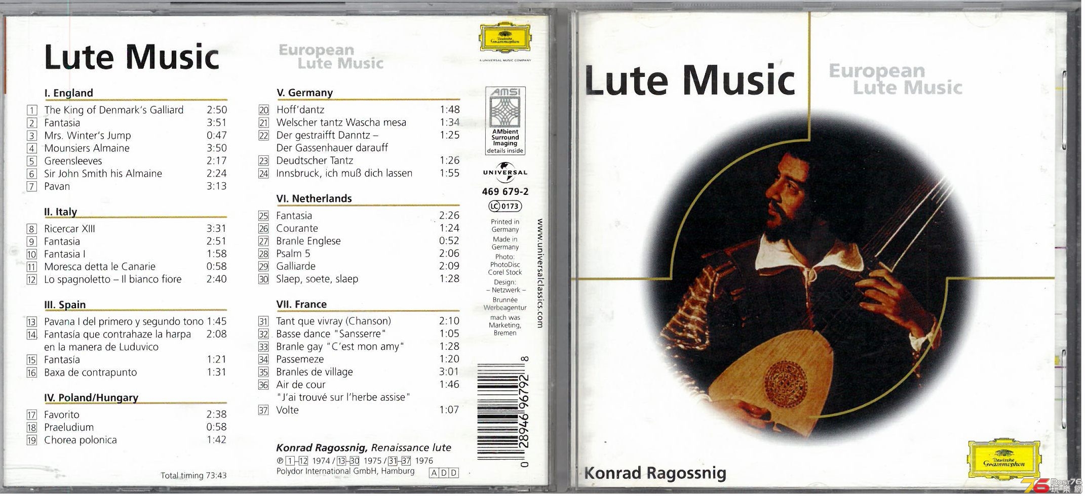 European Lute Music  Konrad Ragossnig a.jpg