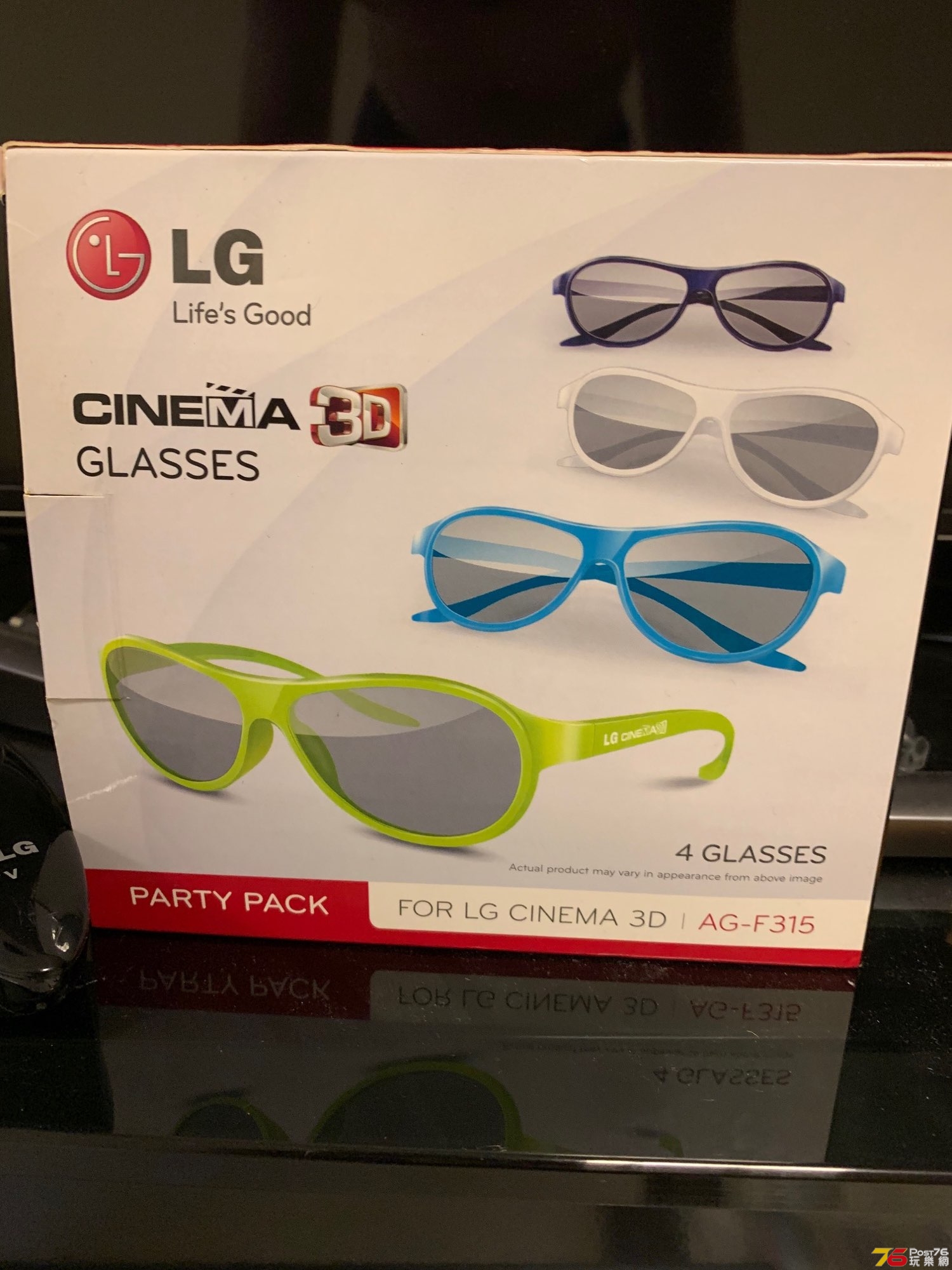 4副原裝3D眼鏡