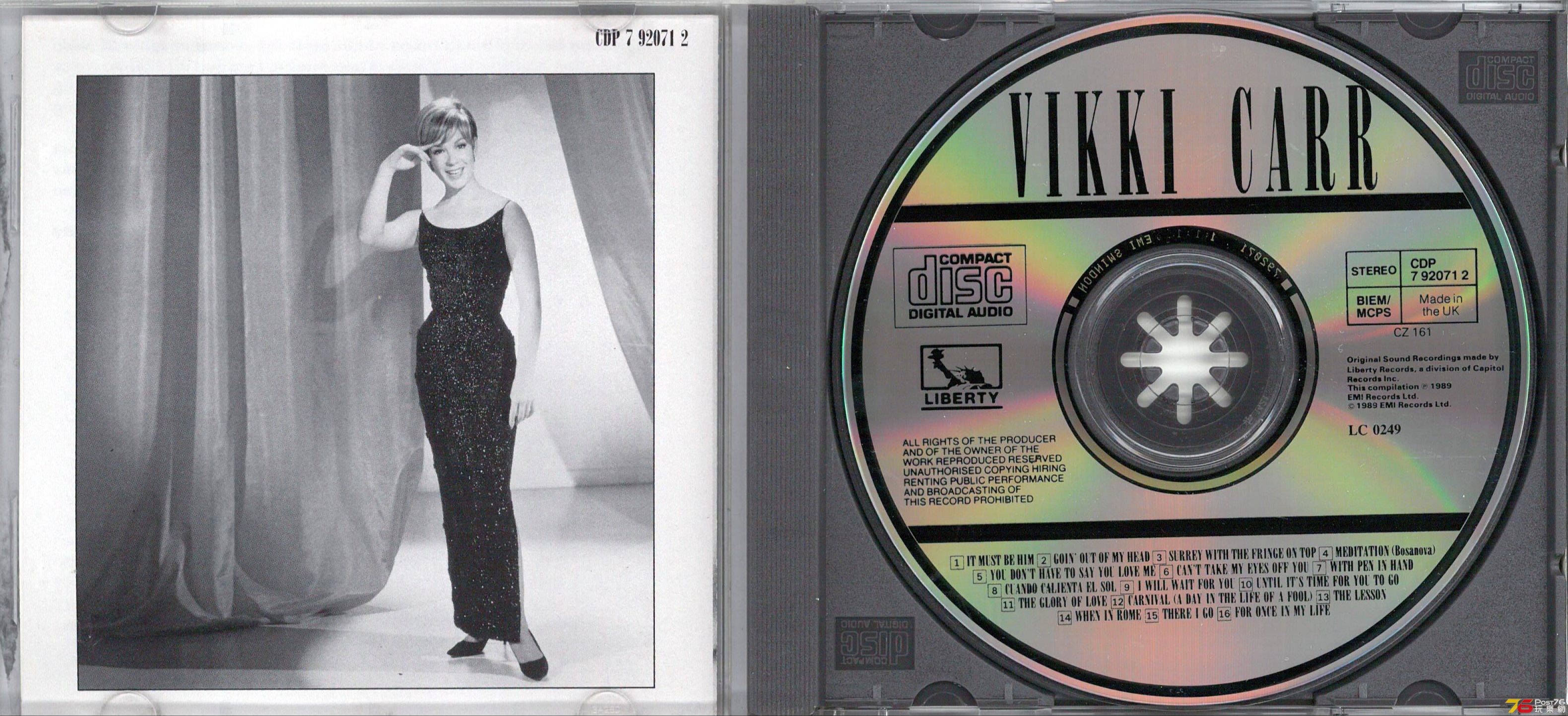 Vikki Carr  1989 The Best Of The Liberty Years ab.jpg