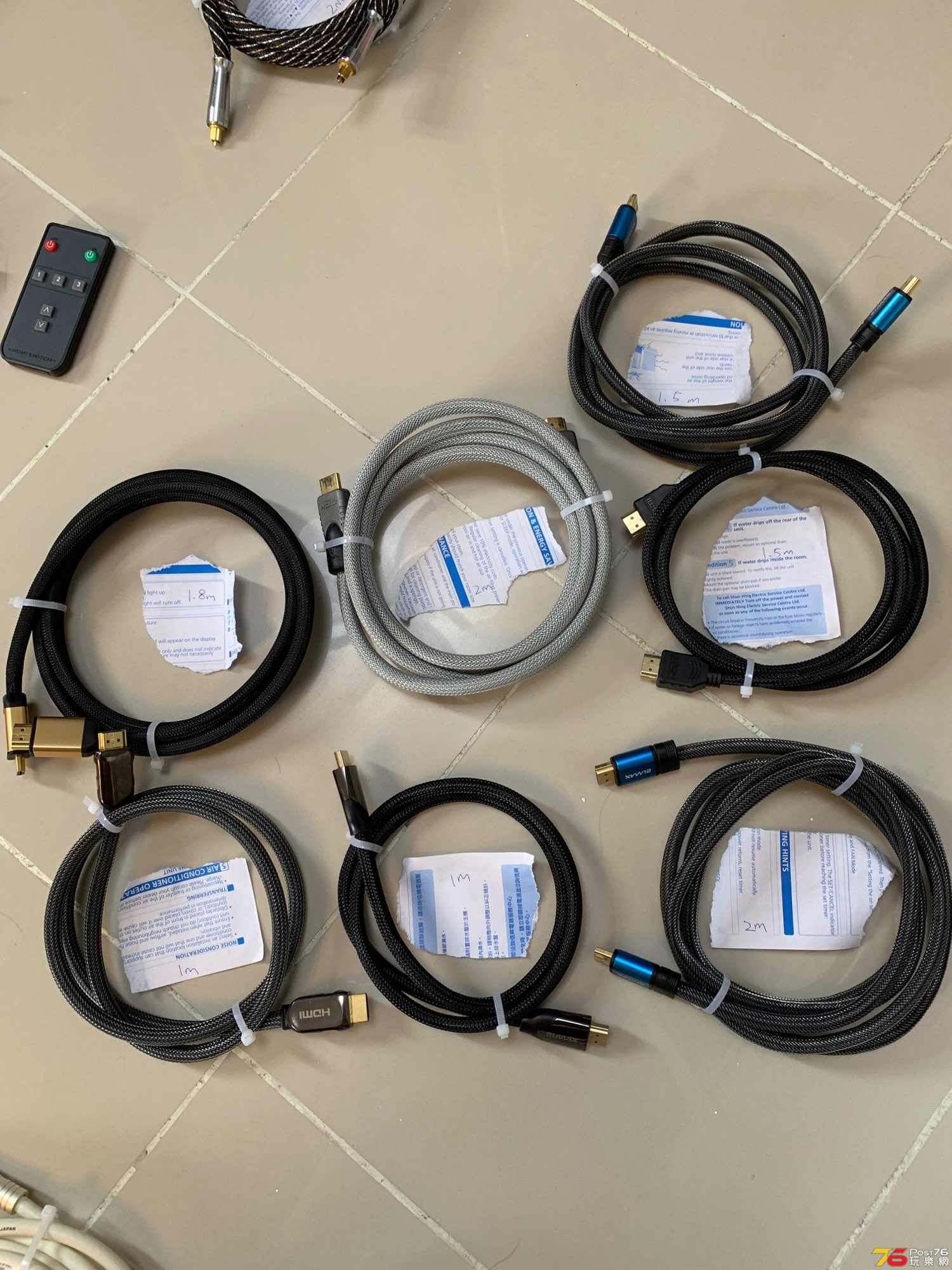 不同長度HDMI線