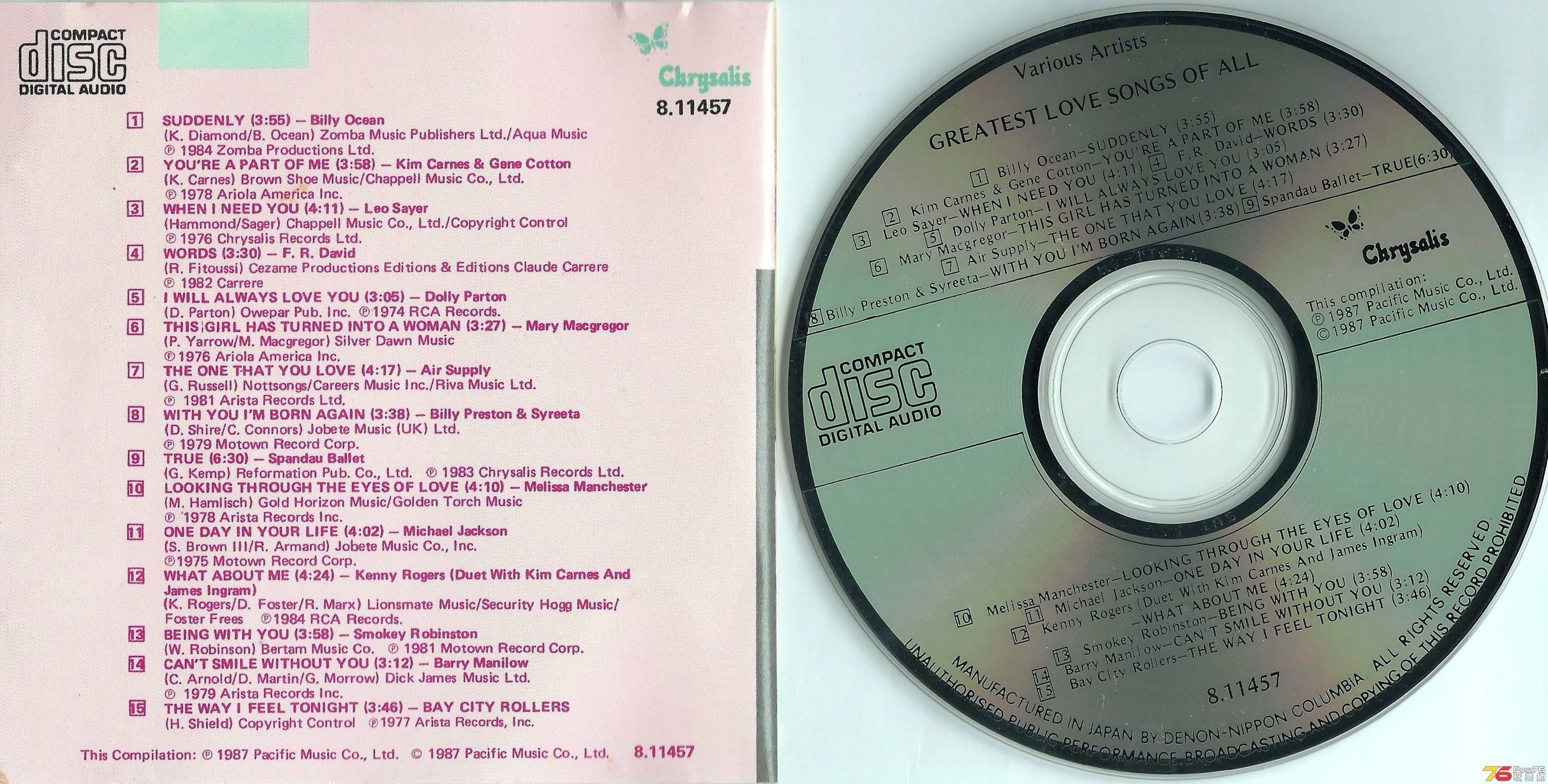 The Greatest Love Song Of All  1987 ab.JPG