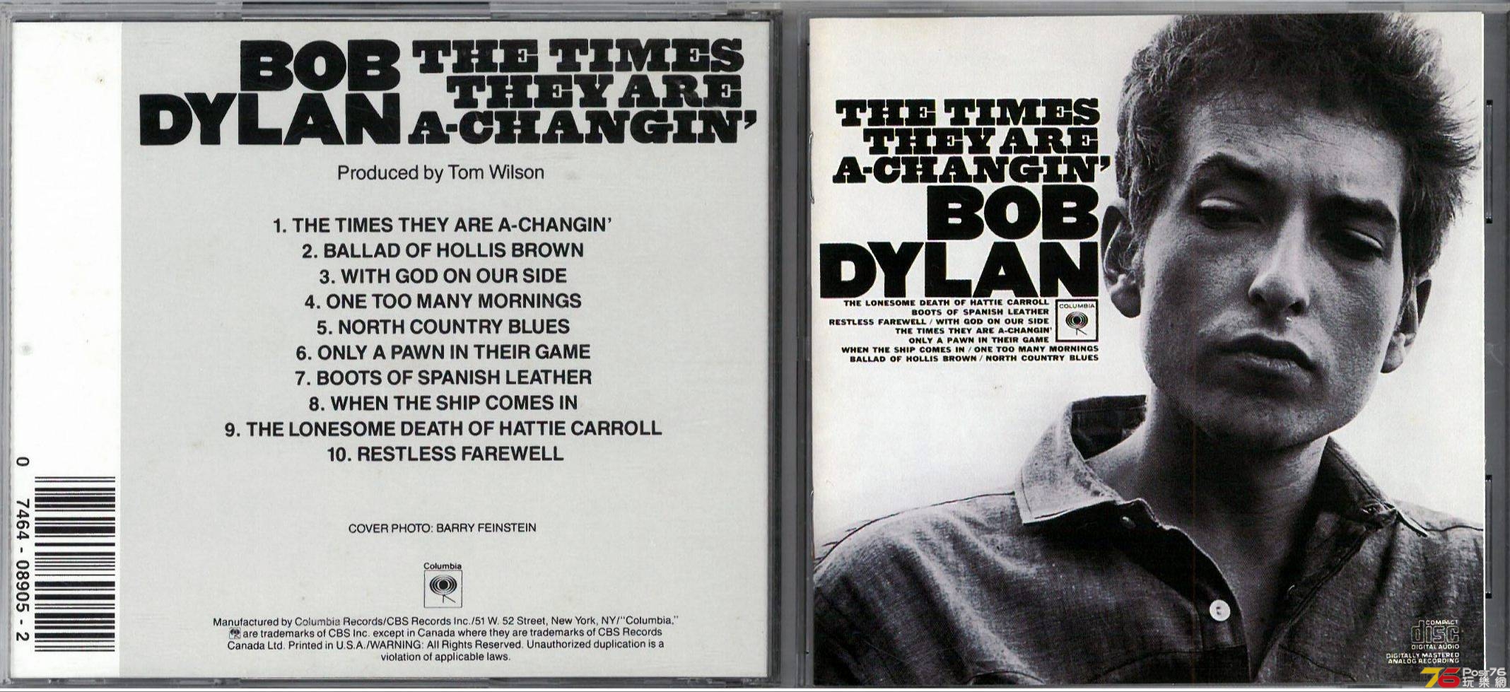 Bob Dylan  The Times They Are A-Changin' a.jpg