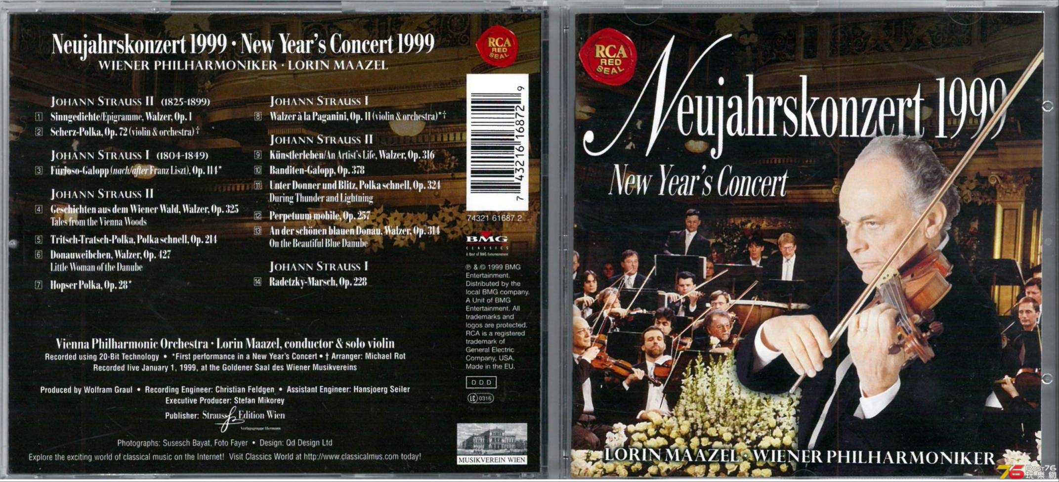 New Year's Concert 1999  Lorin Maazel VPO a.jpg
