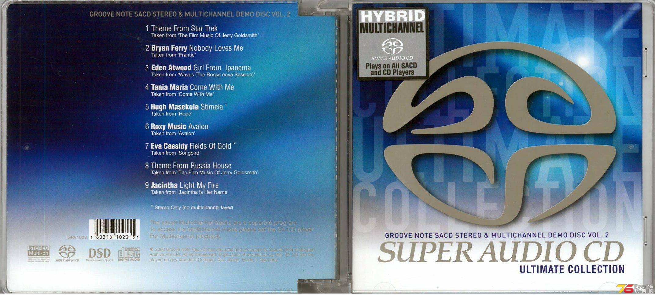 SACD Demo Sony  2003 Ultimate Collection Groove Note Vol 2 a .jpg