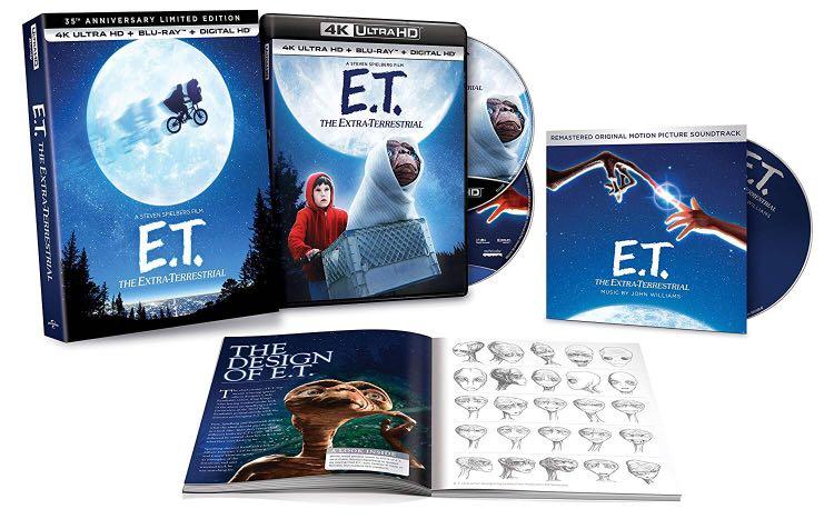 ET 外星人35週年限量紀念版4K UHD + BLURAY + CD + BOOKLET - 二手買賣