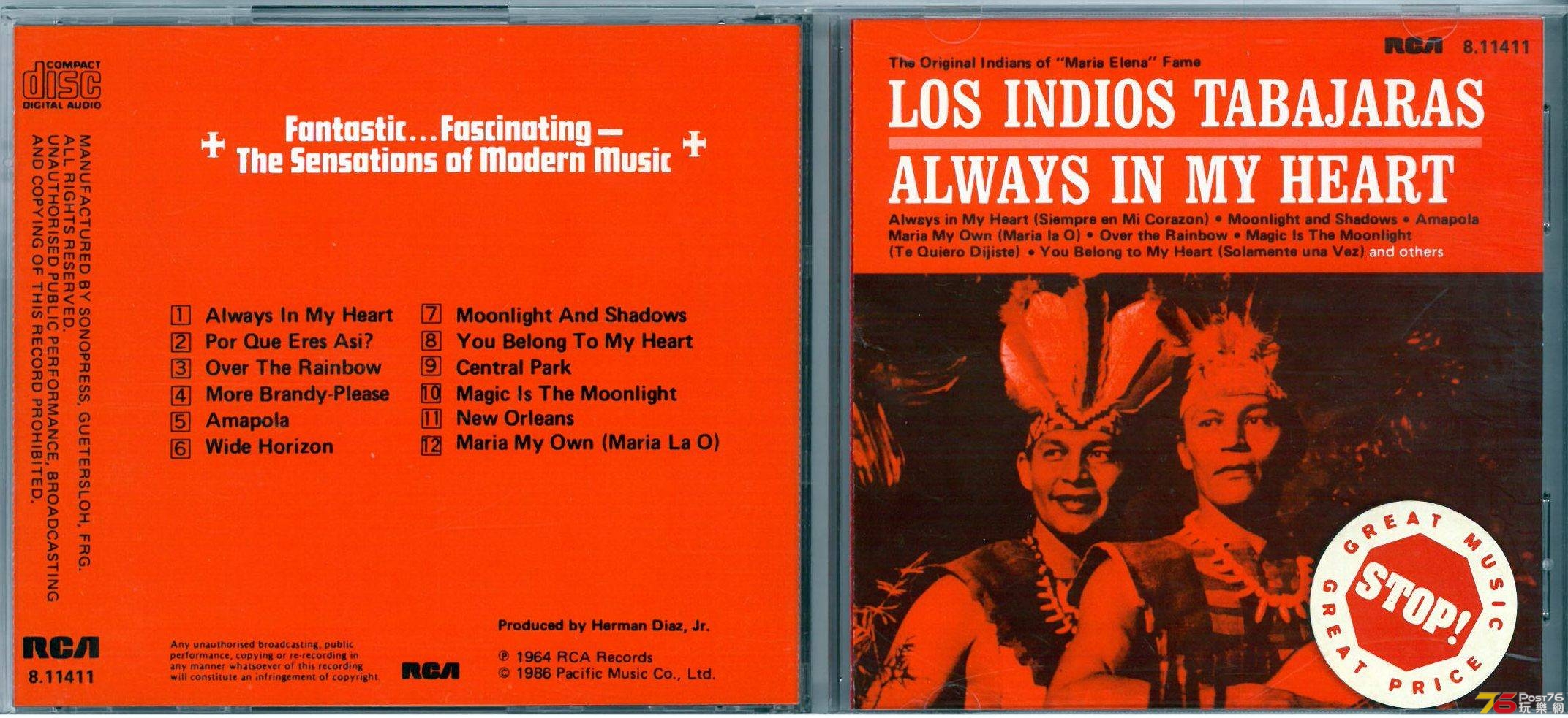 Los Indios Tabajaras  1986 Always in My Heart a.jpg
