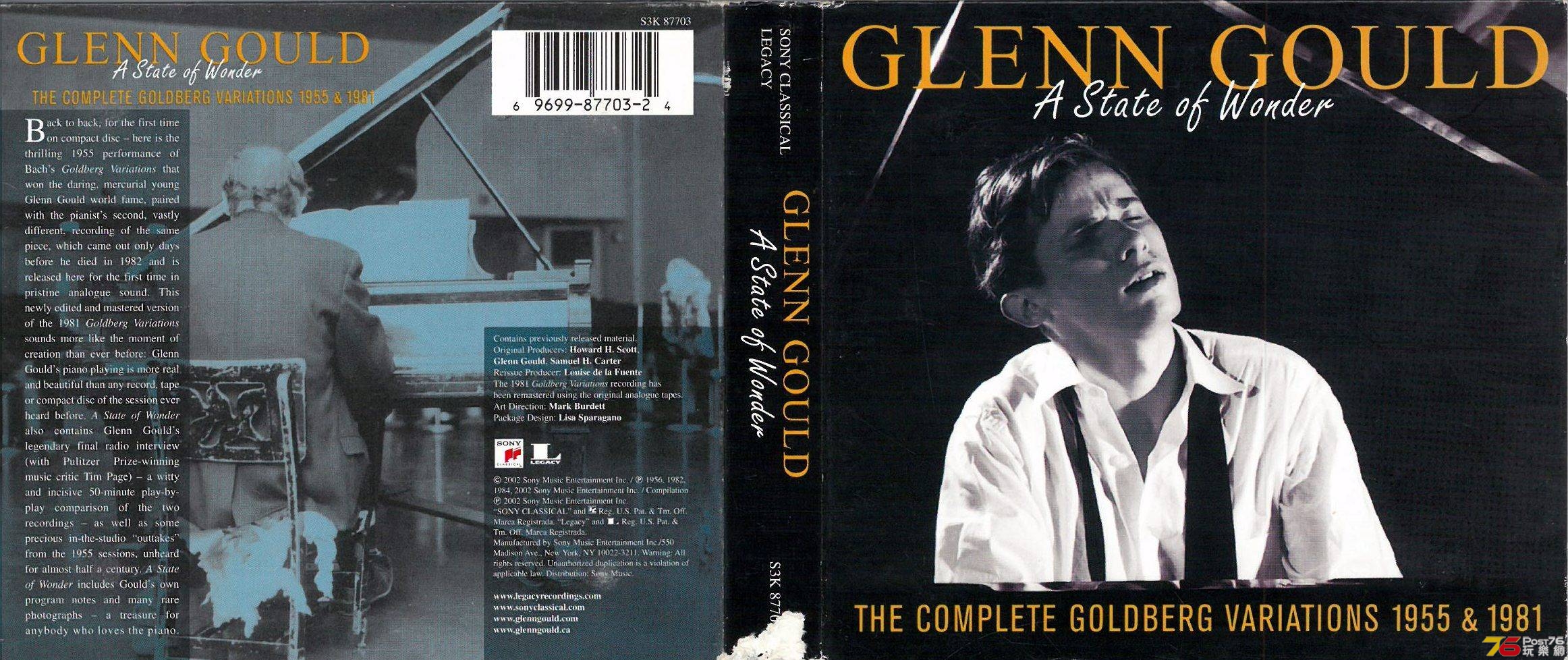 Glenn Gould  The Complete Goldberg Variations 1955 &amp; 1981 Bach a.jpg