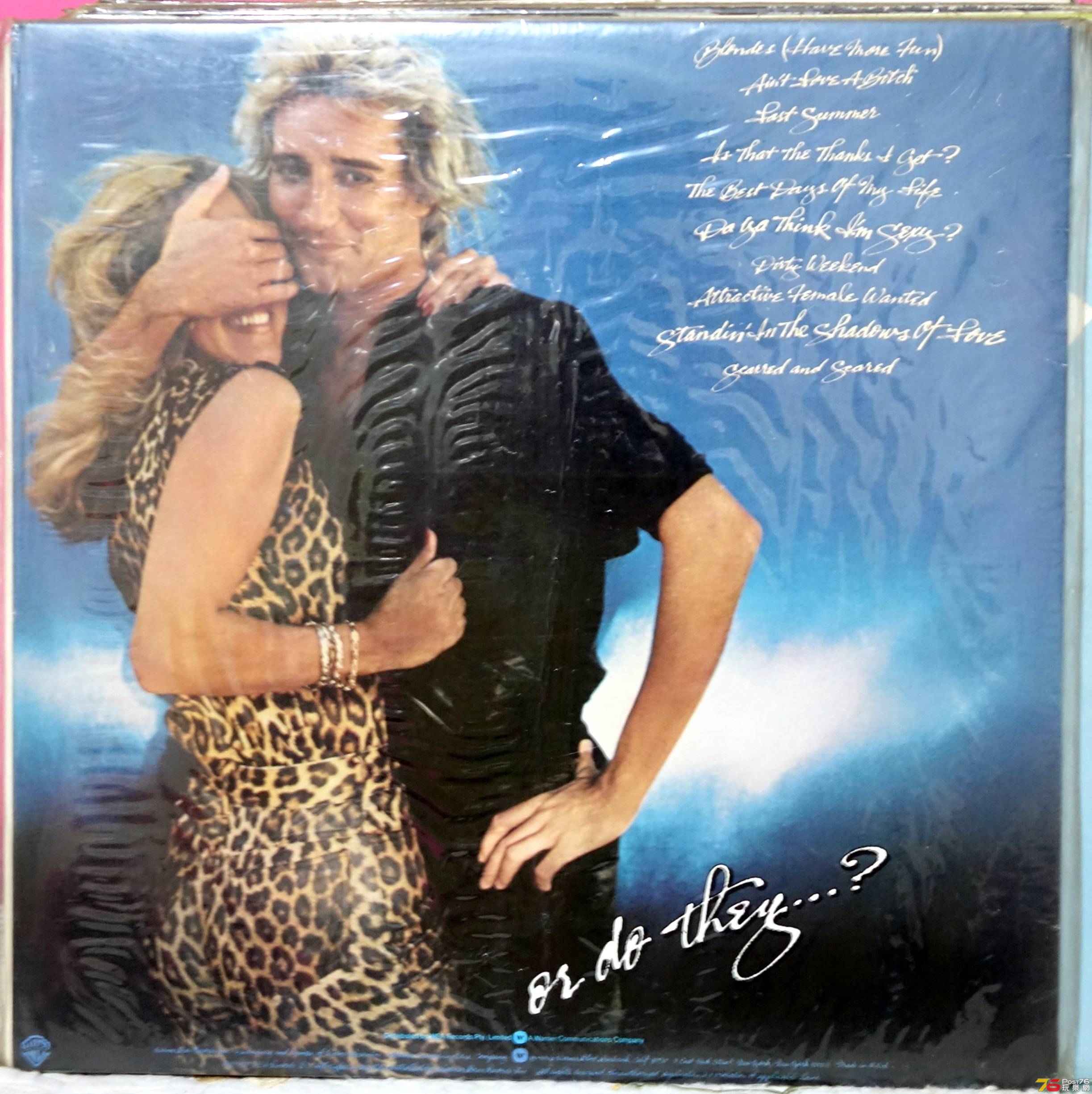 Rod Stewart  Blondes have more Fun LP b.JPG