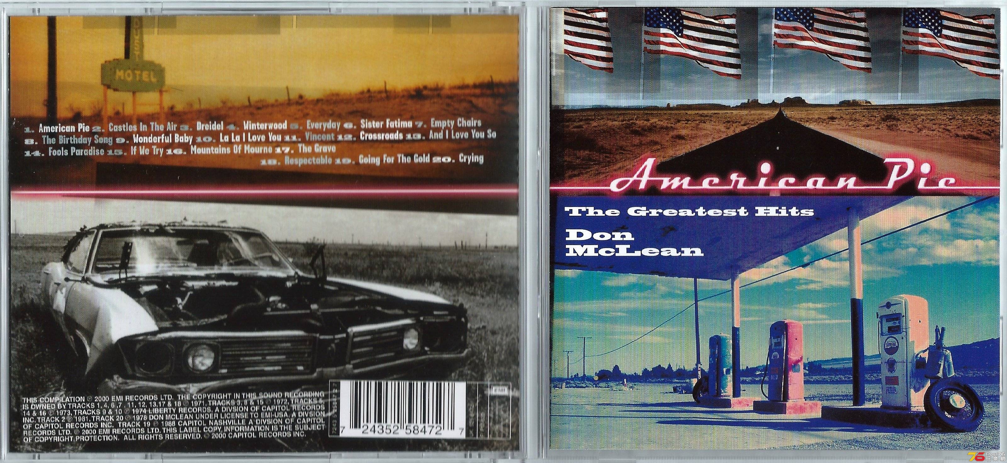 Don McLean  2000 American Pie The Greatest Hits a.JPG