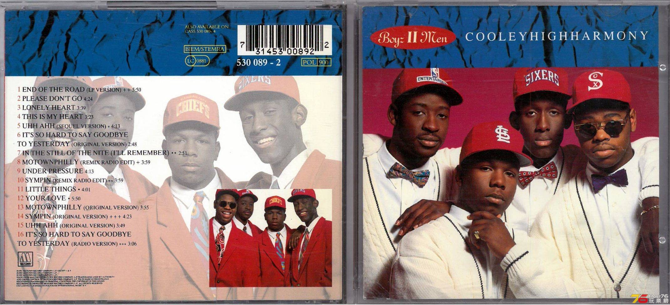 Boyz II Men  1992 Cooley High Harmony a.jpg