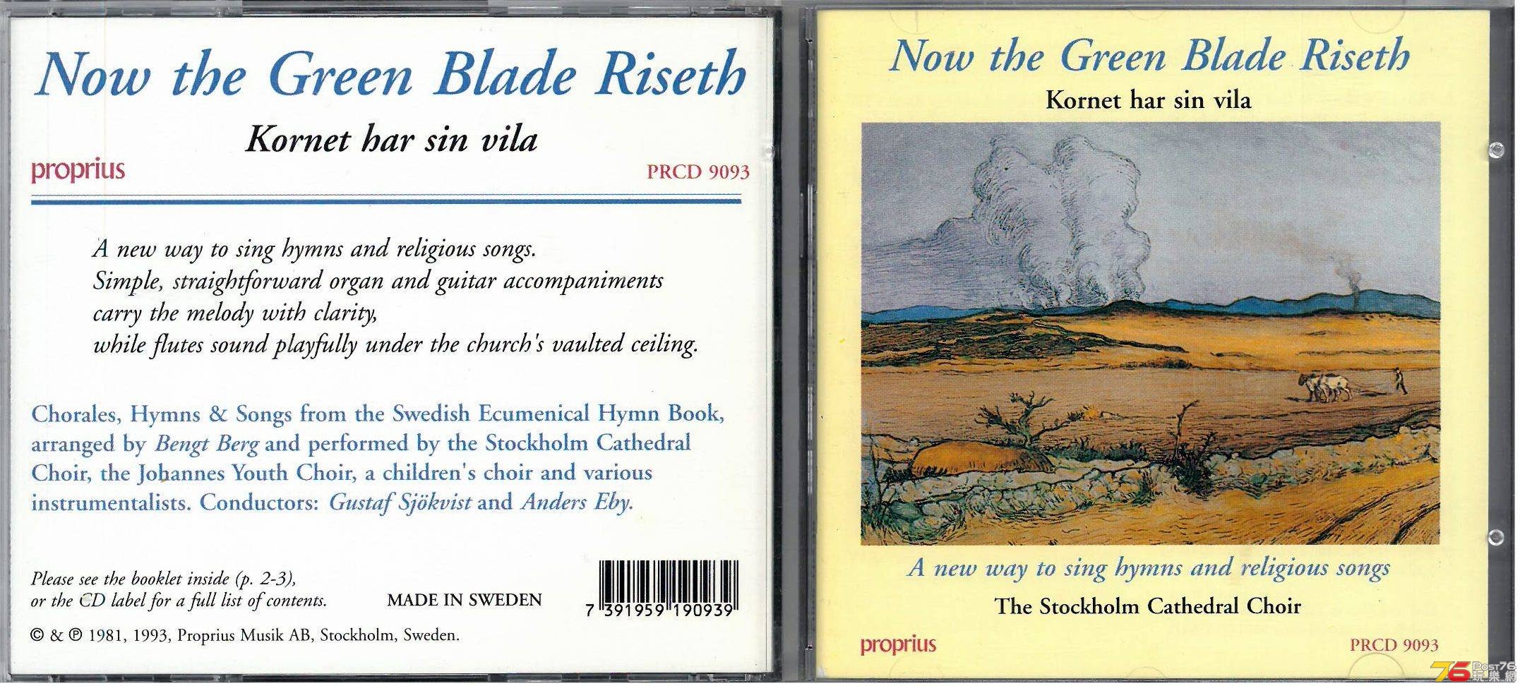 Proprius  Now the Green Blade Riseth  The Stockholm Cathedral Choir a.jpg