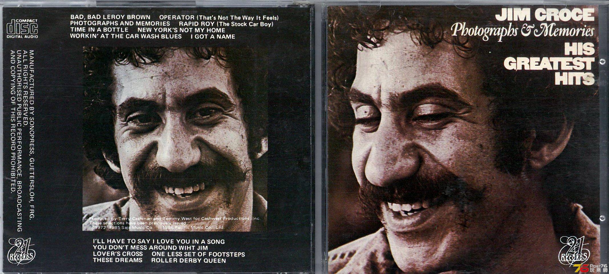 Jim Croce  Photographs &amp; Memories His Greatest Hits a.jpg