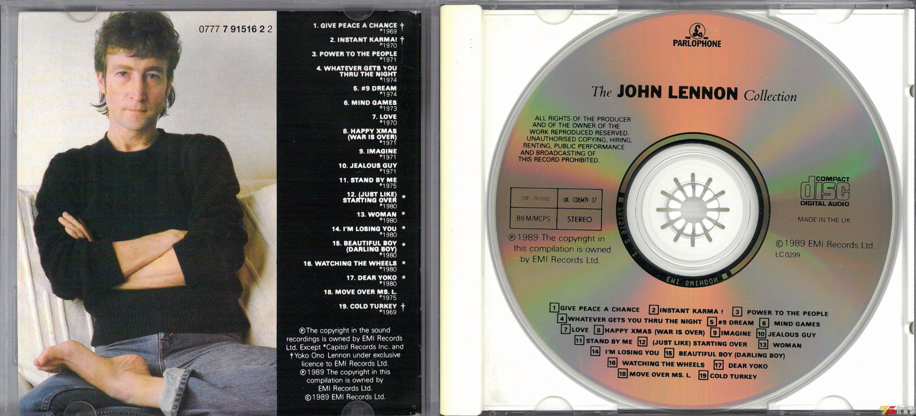 John Lennon  1989 The Collection ab.jpg