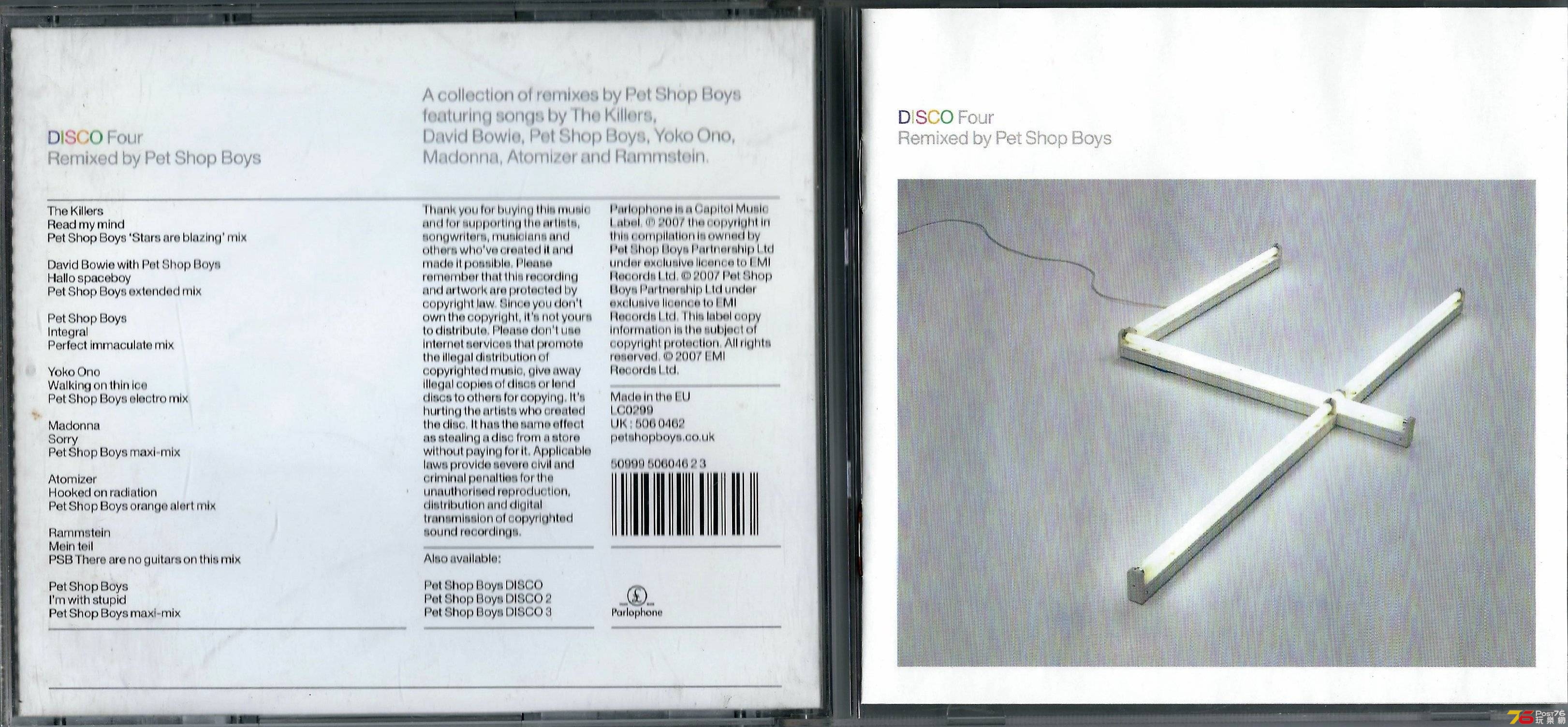 Disco Four  2007 Remixed by Pet Shop Boys a.JPG