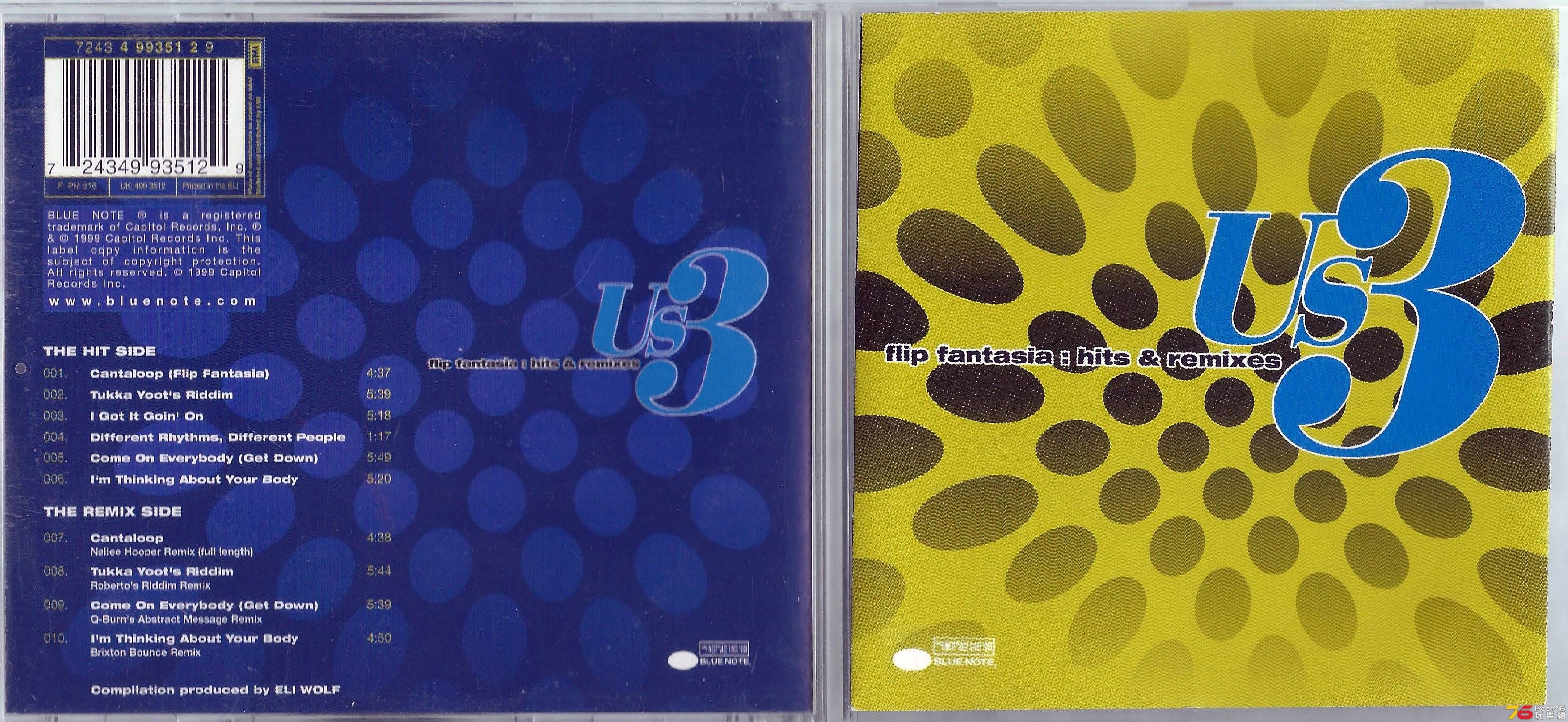 Us 3  1999 Flip Fantasia  Hits &amp; Remixes a.JPG