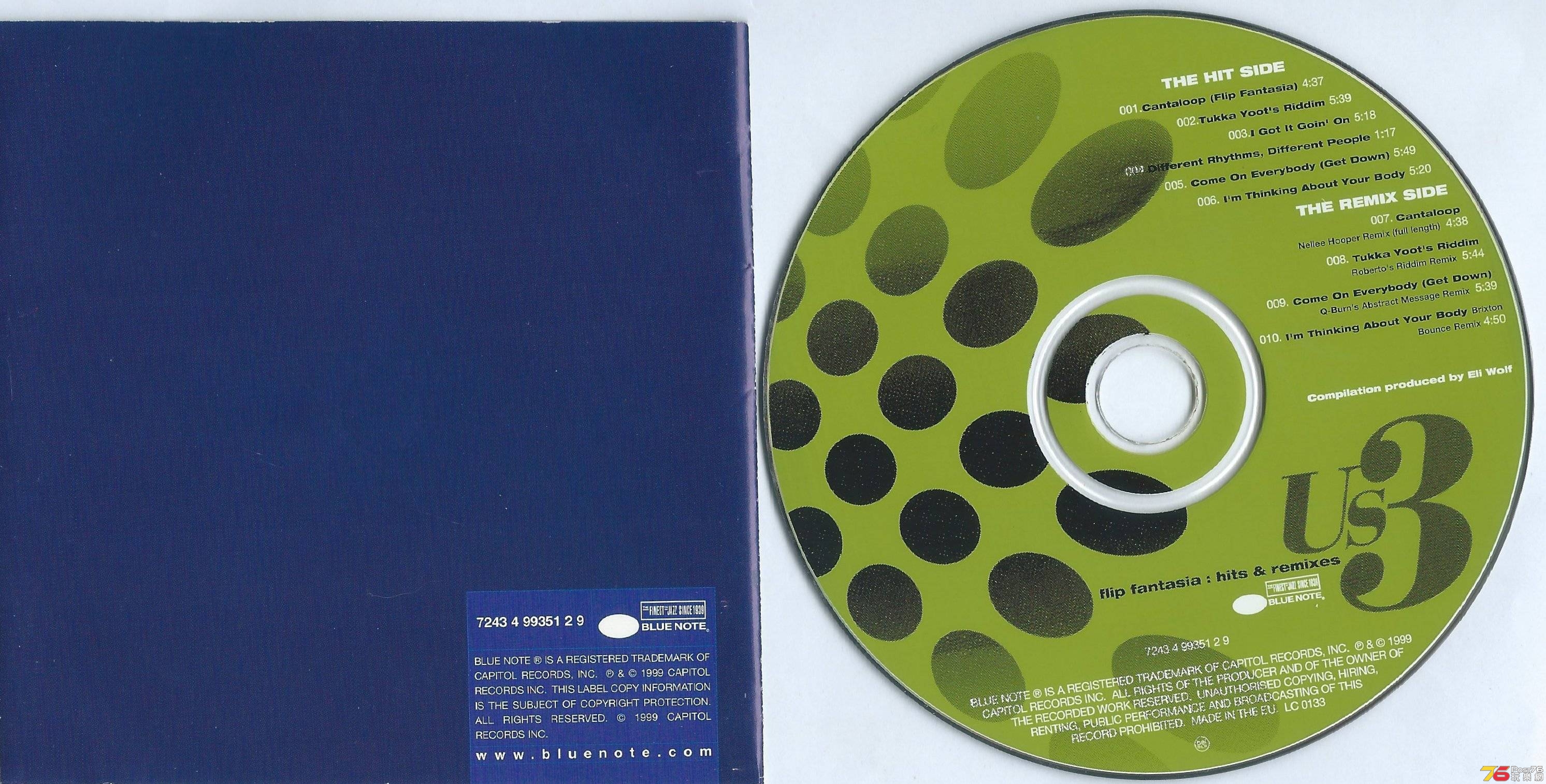 Us 3  1999 Flip Fantasia  Hits &amp; Remixes ab.JPG